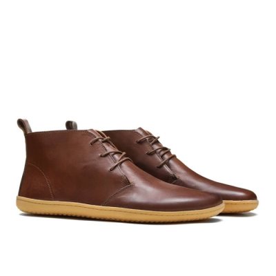 Chaussure Casual Vivobarefoot Gobi Lux Homme - Marron DXU189465